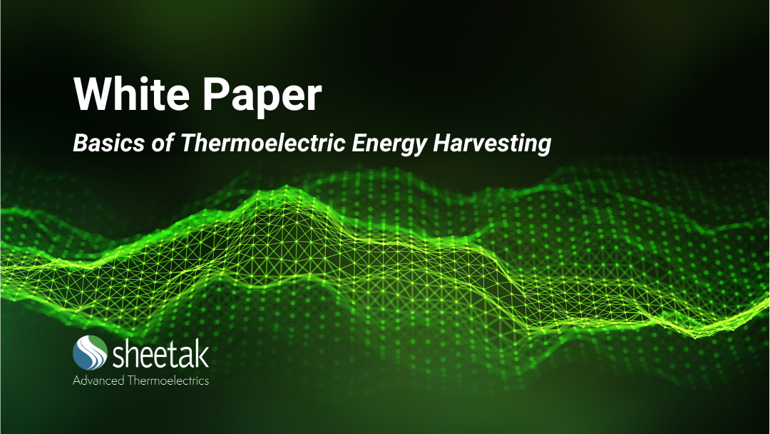 Basics of Thermoelectric Energy Harvesting
